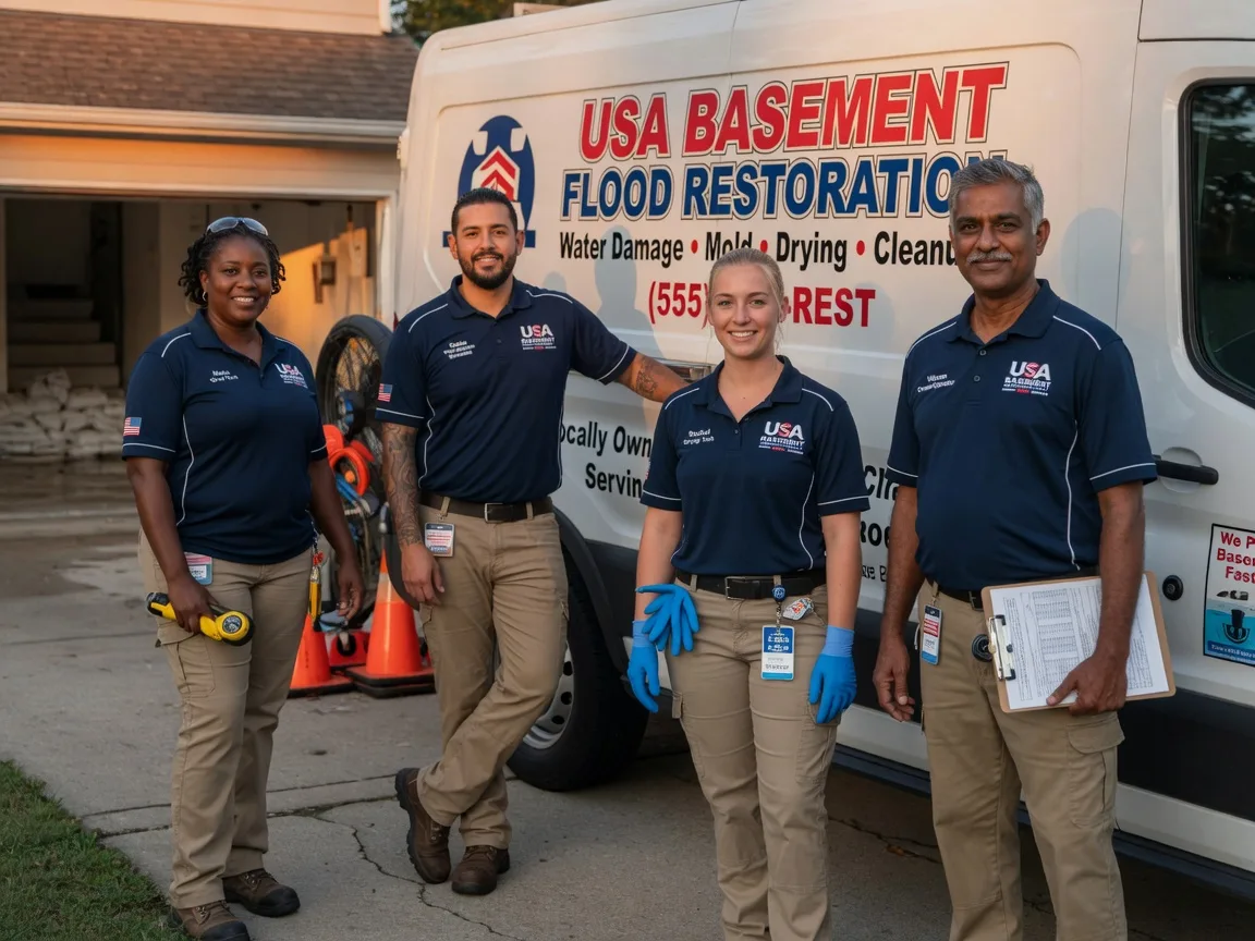 Basement Flood Cleanup company in North Prairie, WI