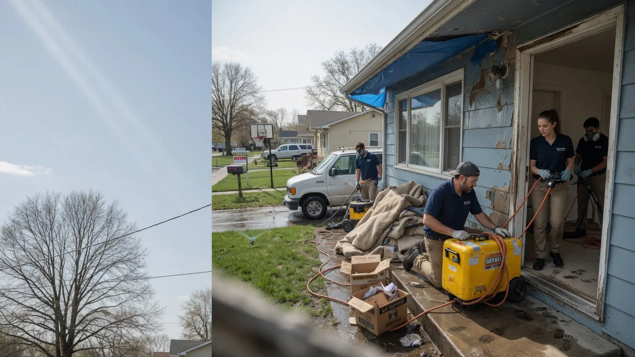 Basement Flood Cleanup in North Prairie, WI near me